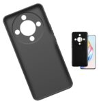Coque arrière élégante pour Honor X9B 5G | Conception de protection ajustée | Finition ultra mate noir x9 b – Image 2