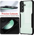 Coque arrière transparente pour Samsung Galaxy S23 FE 5G (pare-chocs noir) ipaky – Image 2