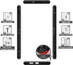 Coque arrière transparente pour Samsung Galaxy S23 FE 5G (pare-chocs noir) ipaky – Image 3