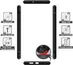 Coque arrière transparente pour Samsung Galaxy S23 FE 5G (pare-chocs noir) ipaky – Image 3