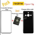 حزمة 3en1 Realme 11pro plus حماية 5G كاملة لـ Realme 11 pro + 5ز