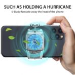Refroidisseur de téléphone Portable avec BATTERIE  h-15 , boîtier de ventilateur de refroidissement pour PUGB,gamer, gaming – Image 5