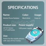 مبرد الهاتف المحمول مع بطارية h-15 , حالة مروحة التبريد لـ PUGB,اللاعب, الألعاب - الصورة 6