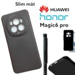Coque en TPU pour Huawei honor magic 6 pro Noir Flexible Silicone Slim mat magic6 pro