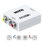 Adaptateur Convertisseur Av2Hdmi Rca Composite Cvbs Av To Vers Hdmi Hd 1080P – Image 3