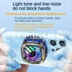 Refroidisseur 2en1 pour tablette et smartphone Radiateur rapide avec LED RGB pour iOS/Android iPad Samsung Xiaomi ect, – Image 3
