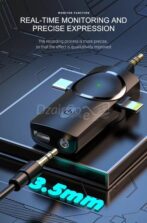 ⁦ميكروفون Lavalier لاسلكي مزدوج 3 في 1 من النوع C/Lightning/مساعد أصلي 2.4 جيجا هرتز⁩ - الصورة ⁦6⁩