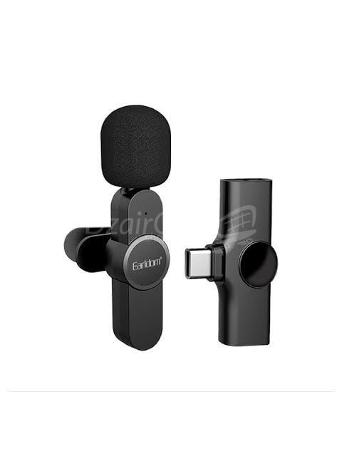 10000ميكjpgفون بدون ملف من النوع c Earldom ET-MC7c لنظام Android وiOS من النوع c Microphone sans fil type c Earldom ET-MC7c pour Android et iOS type c - الصورة 3