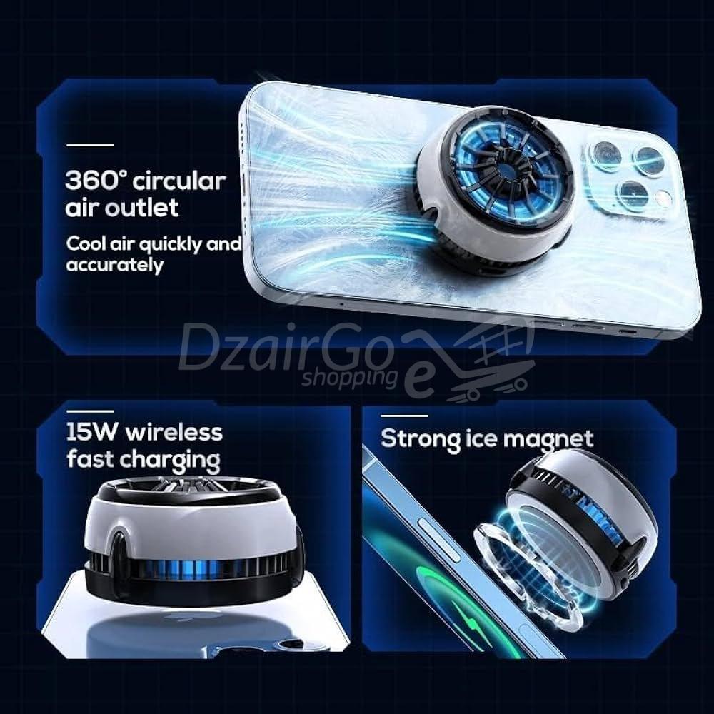 10000مبرjpgمغناطيسي للهاتف المحمول والكمبيوتر اللوحيوحة المبرد ذات الحالة الصلبة Refroidisseur magnétique de téléphone de jeu portable et tablette, ventilateur de radiateur à semi-conducteur, pour téléphone/iPad/Android/iphone cx03 - الصورة 4