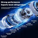 مبرد مغناطيسي للهاتف المحمول والكمبيوتر اللوحي, مروحة المبرد ذات الحالة الصلبة, للهاتف/آي باد/أندرويد/آيفون cx03 - الصورة 8