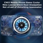 ⁦مبرد مغناطيسي للهاتف المحمول والكمبيوتر اللوحي, مروحة المبرد ذات الحالة الصلبة, للهاتف/iPad/Android/iPhone CX03 MEBRD WOشAحN⁩ - الصورة ⁦6⁩