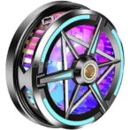 ventilateur de refroidissement pour smartphone et tablette refroidisseur radiateur magnétique avec led RGB s6 مبرد الهاتف – Image 3