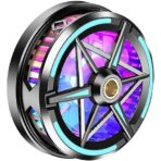 مروحة التبريد للهواتف الذكية ومبرد الرادياتير المغناطيسي مع LED RGB S6 MEBRD SHATف - الصورة 3