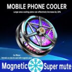 ventilateur de refroidissement  pour smartphone et tablette refroidisseur radiateur magnétique  avec led RGB s6 مبرد الهاتف