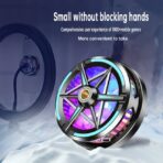 مروحة التبريد للهواتف الذكية ومبرد الرادياتير المغناطيسي مع LED RGB S6 MEBRD SHATف - الصورة 7