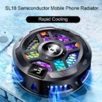 مبرد للهاتف الذكي والكمبيوتر اللوحي مع ملحق ومشبك مغناطيسي,  عرض درجة الحرارة / SL المبرد 10 مبرد الهاتف - الصورة 4