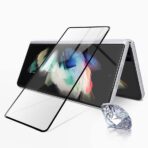 Verre Trempé pour Samsung Z Fold 3/z fold 4/ z fold 5 / z fold6 - Dureté 9H+ Force Glass , incassable full glue HD – Image 6