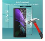 Verre Trempé pour Samsung Z Fold 3/z fold 4/ z fold 5 / z fold6 - Dureté 9H+ Force Glass , incassable full glue HD – Image 3