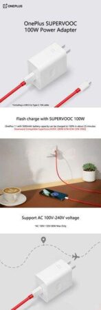 Chargeur OnePlus SuperVOOC 100W USB-C pour Charge Rapide – Image 5