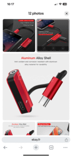 ⁦جاك نوع سي محول جاك مساعد 2 في 1 MacBook iPad Smartphone SX-09⁩ - الصورة ⁦6⁩