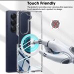 Coque MagSafe magnétique pour Samsung Galaxy Z FOLD6 transparente antichoc, chargement sans fil,  pour Z fold  6 – Image 4