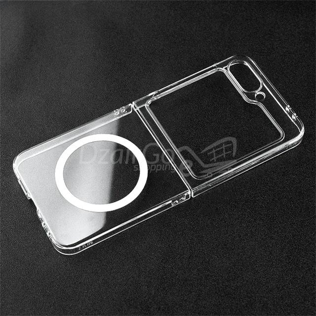 img_9020 Coque MagSafe galaxy z flip6 5G magnétique , Samsung  Z FLIP 6 transparente antichoc, chargement sans fil, – Image 3