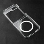 Coque MagSafe galaxy z flip6 5G magnétique , Samsung  Z FLIP 6 transparente antichoc, chargement sans fil, – Image 4