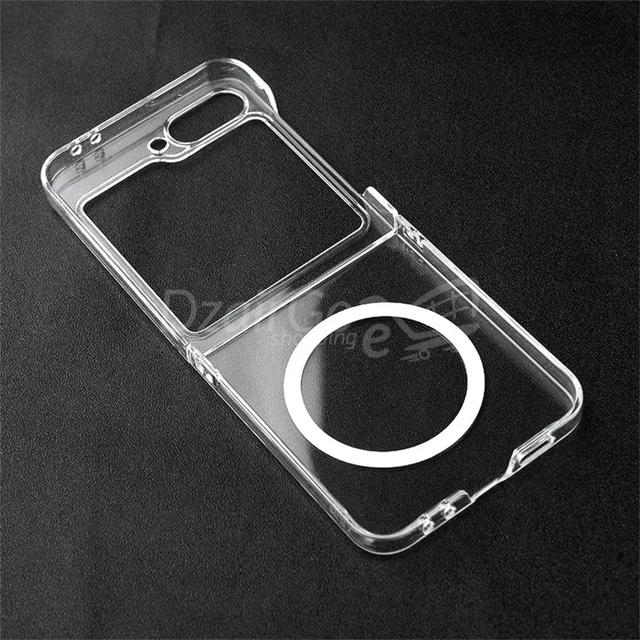img_9021 Coque MagSafe galaxy z flip6 5G magnétique , Samsung  Z FLIP 6 transparente antichoc, chargement sans fil, – Image 4