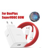 Chargeur 80W rapide avec câble USB C 1M SuperVOOC Charge pour OnePlus origine usine