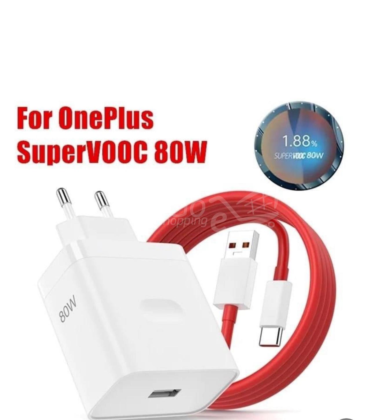 img_9022-2 Chargeur 80W rapide avec câble USB C 1M SuperVOOC Charge pour OnePlus origine usine – Image 1