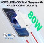 Chargeur 80W rapide avec câble USB C 1M SuperVOOC Charge pour OnePlus origine usine – Image 5