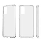 Coque de téléphone S20 de luxe antichoc transparente, étui de protection antichoc en TPU avec dos rigide pour Samsung Galaxy S20