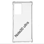 حافظة هاتف شفافة فاخرة مضادة للصدمات من نوت 20, حافظة واقية مقاومة للصدمات من مادة TPU مع ظهر صلب لهاتف سامسونج جالاكسي نوت 20 الترا