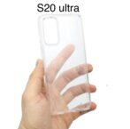 Coque de téléphone S20 ULTRA de luxe antichoc transparente, étui de protection antichoc en TPU avec dos rigide pour Samsung Galaxy S20 ULTRA / s20u