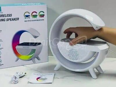 img_0986 Chargeur sans fil Haut parleur bluetooth/veilleuse/réveil /مكبر صوت LED لاسلكي باضاءة محيطية – Image 5