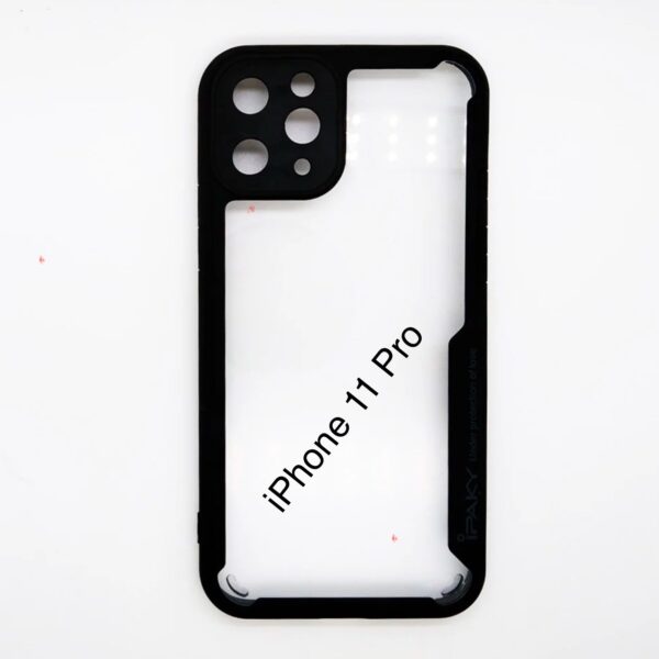 IP11PRO Coque en Silicone acrylique hybride antichoc IPAKY coque transparente IPHONE 11 PRO