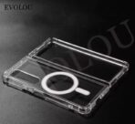 Coque Magsafe Compatible Samsung Galaxy Z Fold 4 5G - Transparent magnétique z fold4 – Image 3