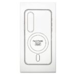 Coque MagSafe magnétique pour Samsung Galaxy Z FOLD6 transparente antichoc, chargement sans fil,  pour Z fold  6