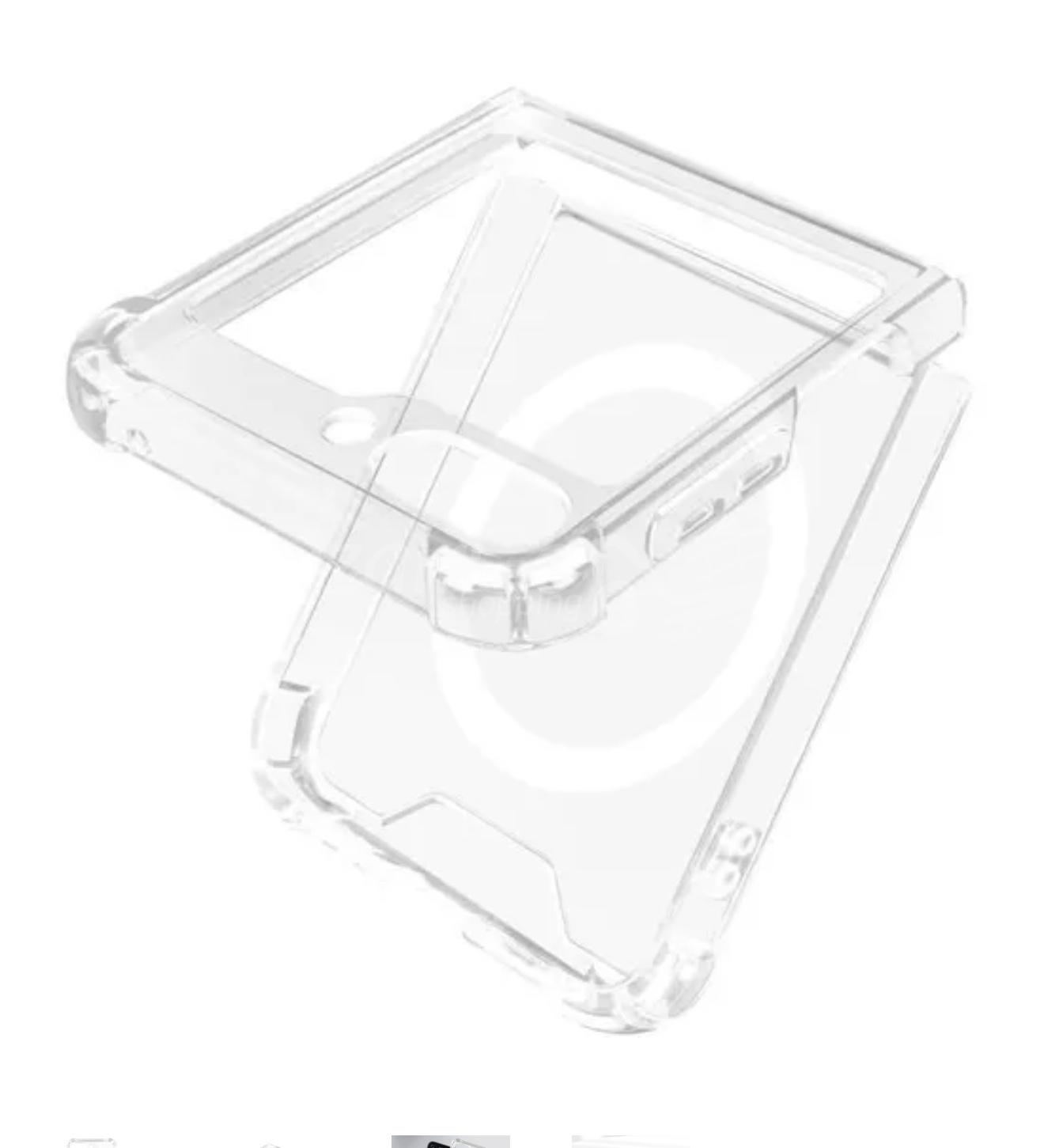 img_1310 Étui magnétique Magsafe pour Samsung Z Flip5 5G, coque rigide transparente en acrylique pour Galaxy Z Flip 5 5G – Image 5