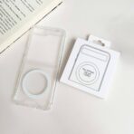 Étui magnétique Magsafe pour Samsung Z Flip5 5G, coque rigide transparente en acrylique pour Galaxy Z Flip 5 5G