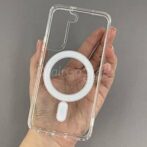 ⁦كوكيه سامسونج جالاكسي S23 الشفاف MagSafe⁩ - الصورة ⁦2⁩