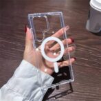 Coque magnétique pour Samsung Galaxy S22 ULTRA Magsafe,S22Ultra Transparent – Image 3
