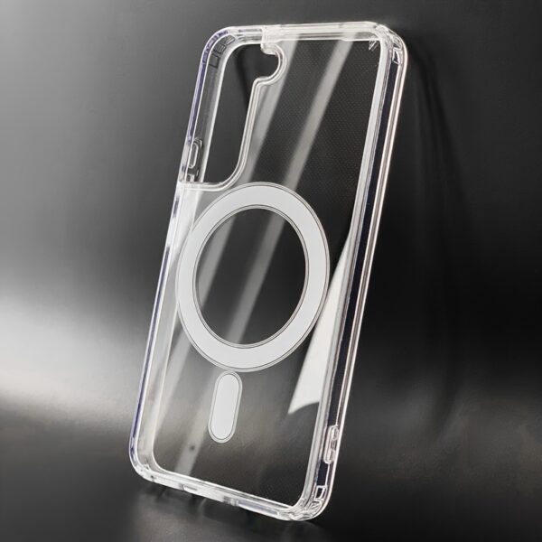 Coque magnétique pour Samsung Galaxy S22+ avec Magsafe ,Antichoc S22 Plus Transparent