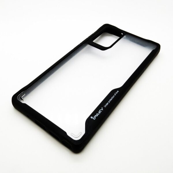 حافظة سيليكون أكريليك هجينة مقاومة للصدمات من نوت 20، حافظة شفافة من IPAKY SAMSUNG Note 20