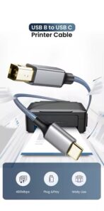 Cable USB b Type-C vers Imprimantes (USB B 2.0) M/M 1.5m usb B