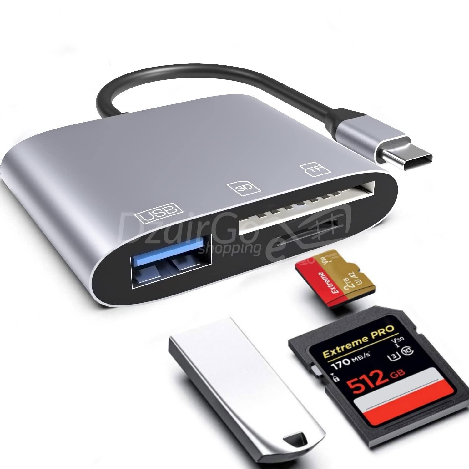 IMG_2356رئ بطاقة USB Cجقارئ بطاقة Micro SD iPفيneMالنوع جroمحول OTG لـ TFاSD دي اكس سي Lecteur de carte SD USB C, lecteur de carte micro SD 3 en 1 de type C, adaptateur OTG pour TF, SD, SDXC, SDHC, pour i-Pad Pro, Mac-Book Pro/Air, iPhone series 15/16 et Android tous les appareils de type C - الصورة 1