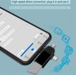 Adaptateur OTG 3 في 1 اكتب C مقابل Lightning Miمحول OTGonvertisseur, مناسبة لمفاتيح التلفزيون الوسائط, SX-39 هواتف أو أقراص - الصورة 5