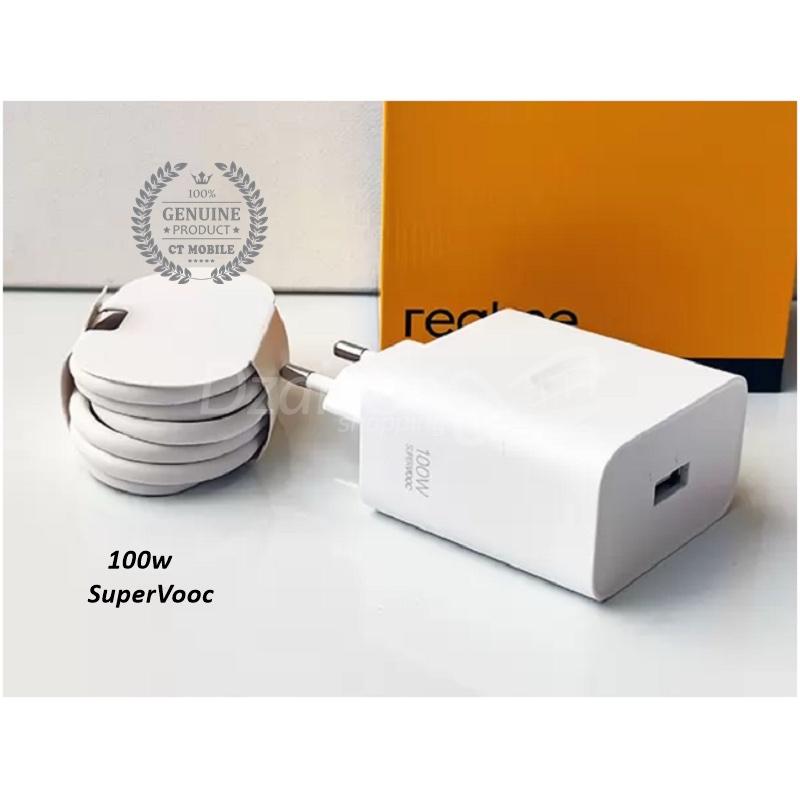 img_3173 Chargeur Realme 100W SuperVOOC Adaptateur secteur mural Câble USB Type C pour Realme/oppo/oneplus usine – Image 1