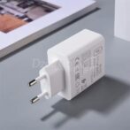 chargeur HUAWEI double Ports 88W EU Super rapide USB A/C PD adaptateur secteur 6A Type C câble pour smartphone et tablette usine – Image 6