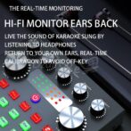 Kits de Microphone BM800 avec Carte Son v8s en Direct RGB , Bras de Suspension en Ciseaux, Support Antichoc et Filtre Anti-Pop – Image 5